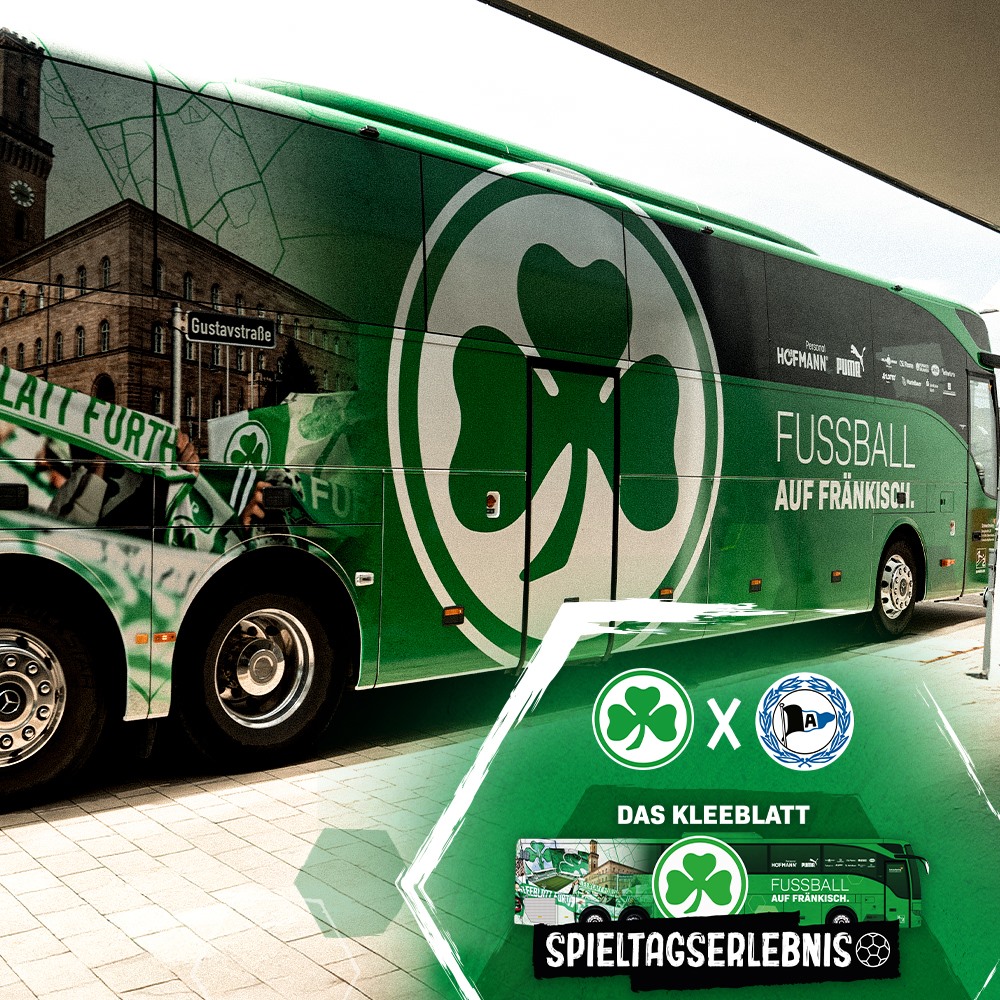 Grafik Kleeblatt Spieltagserlebnis Arminia Bielefeld