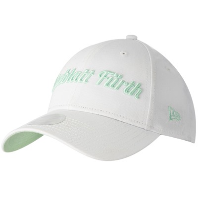 Cap von New Era für Damen in der Farbe Weiß Schriftzug "Kleeblatt Fürth" auf der Vorderseite in der Farbe Mint