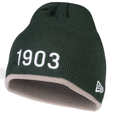 Wendemütze von New Era Seite 2: in der Farbe dunkelgrün mit "1903"