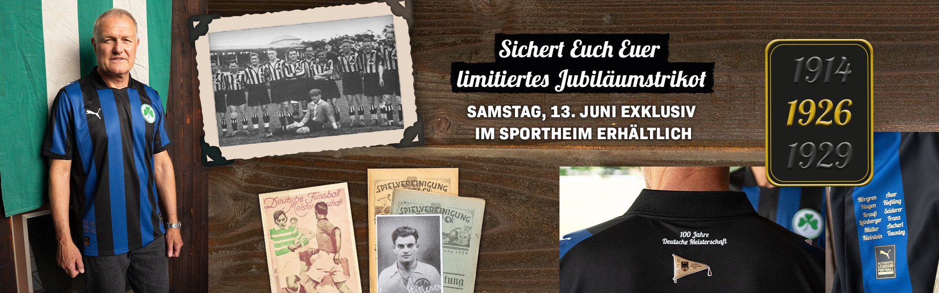Jubiläumstrikot - Fanartikel