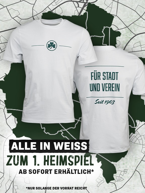 Merch - Shirt "Alle in Weiß" 2026/27 (Mobile Ansicht)