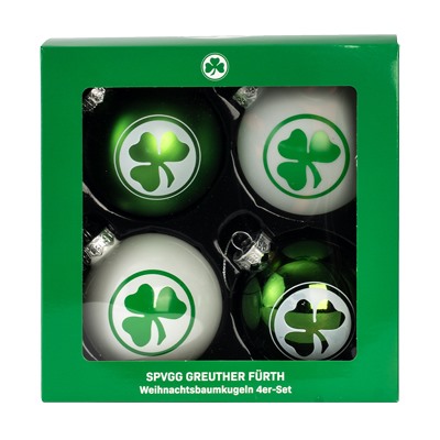 Weihnachtsbaumkugeln 4er-Set