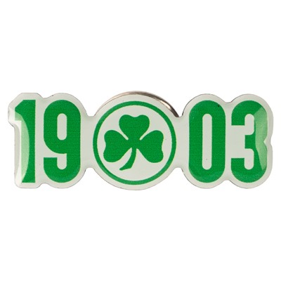 "1903" Pin mit Kleeblatt Logo in der Mitte