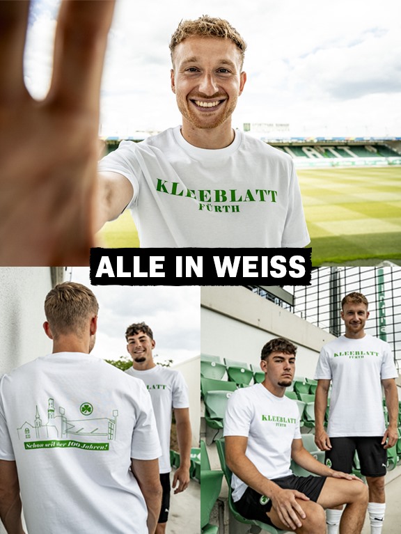 Merch - Shirt "Alle in Weiß" 2025/26 (Mobile Ansicht)