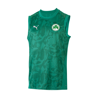 Trainingsshirt ohne Ärmel von Puma in der Farbe grün