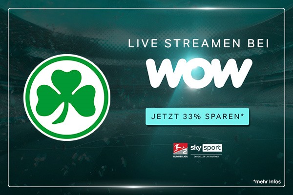 Live Streamen bei WOW. Jetzt 33% sparen.