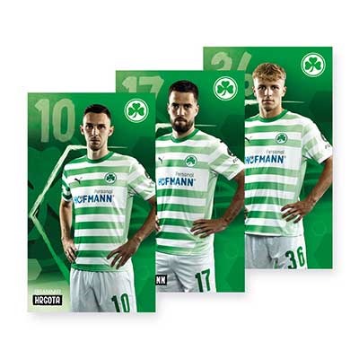 Autogrammkartensatz der Saison 24/25 (ohne Unterschriften)