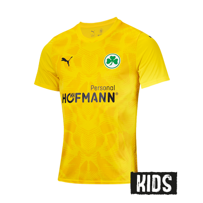offizielles Torwarttrikot der Saison 2025/26 in der Farbe gelb