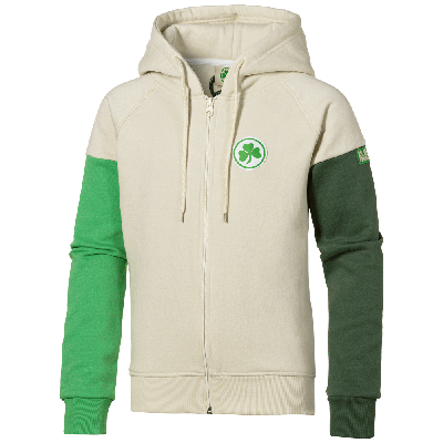 Beige Kapuzenjacke 