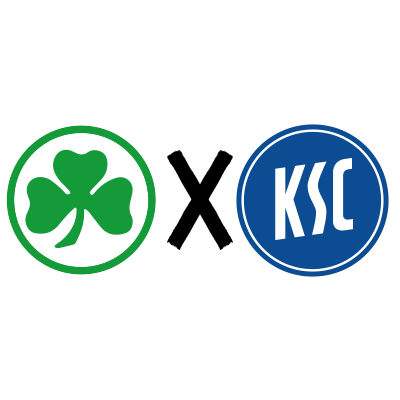 Partie Kleeblatt gegen Karlsruhe