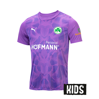 offizielles Torwarttrikot der Saison 2025/26 in der Farbe lila