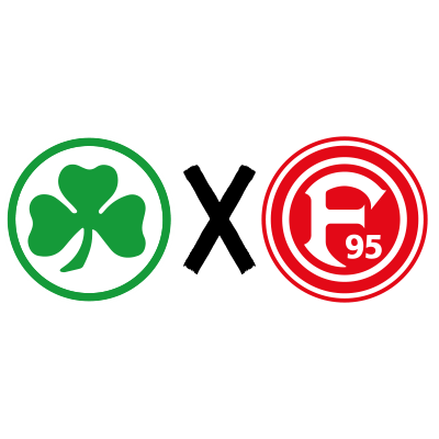 Partie Kleeblatt gegen Düsseldorf
