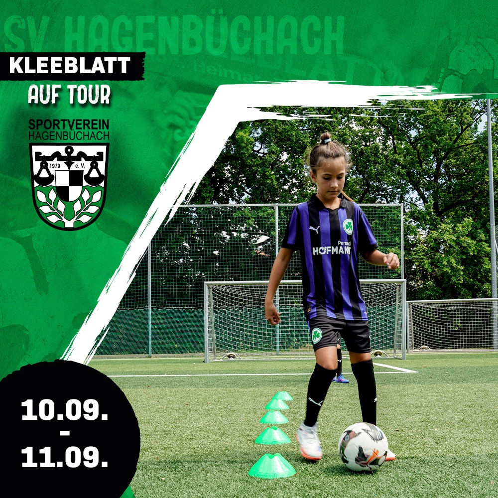 Grafik Kleeblatt auf Tour Hagenbüchach