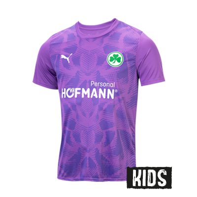 offizielles Torwarttrikot der Saison 2025/26 in der Farbe lila