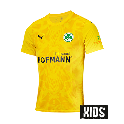 offizielles Torwarttrikot der Saison 2025/26 in der Farbe gelb