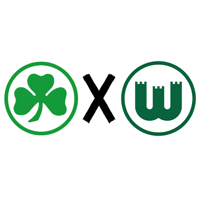 Spielpaarung Kleeblatt gegen den VfL Wolfsburg