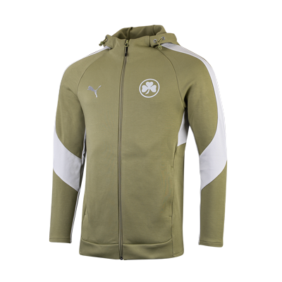 Kapuzenjacke von Puma in der Farbe khaki