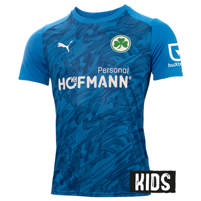 offizielles Torwarttrikot der Saison 2026/27 in der Farbe blau