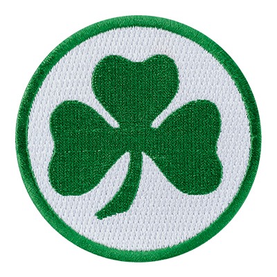 Kleeblatt Aufnäher groß
