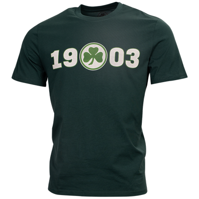 Shirt in der Farbe dunkelgrün 1903 mit Kleeblatt Logo in weiß auf der Brust